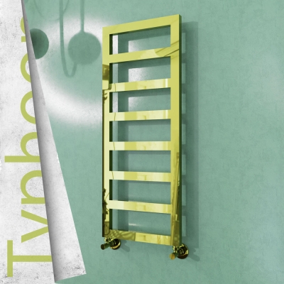 Radiva - TYPHOON Paslanmaz Çelik Havlupan 500x740 Altın (1)