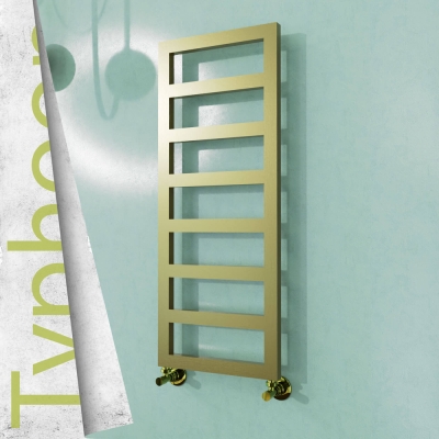 Radiva - TYPHOON Paslanmaz Çelik Havlupan 500x740 Satine Altın