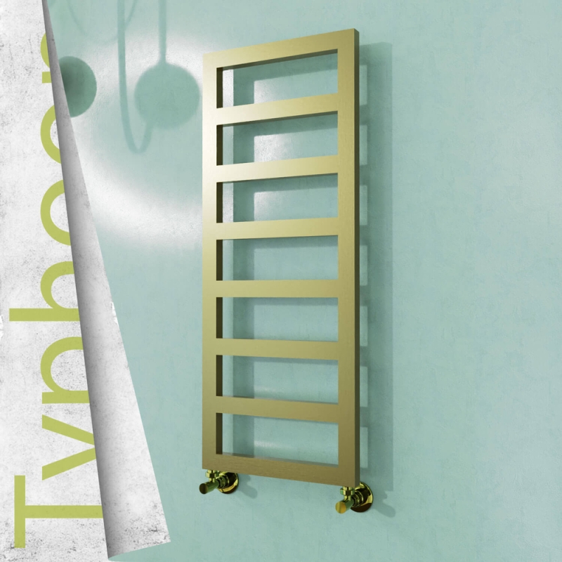 TYPHOON Paslanmaz Çelik Havlupan 500x740 Satine Altın - 1TYP05000740K2SS