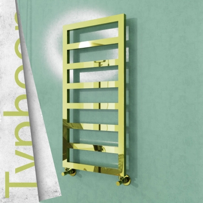 Radiva - TYPHOON Paslanmaz Çelik Havlupan 600x1020 Altın