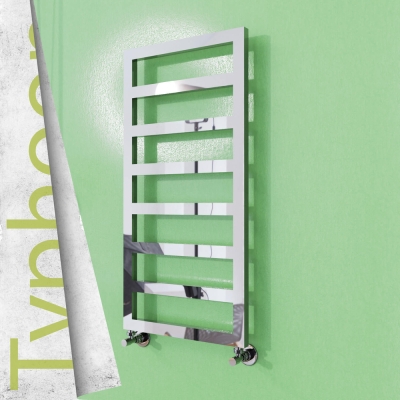 Radiva - TYPHOON Paslanmaz Çelik Havlupan 600x1020 Ayna Polisaj - 500