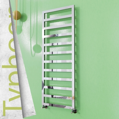 Radiva - TYPHOON Paslanmaz Çelik Havlupan 600x1580 Ayna Polisaj - 500