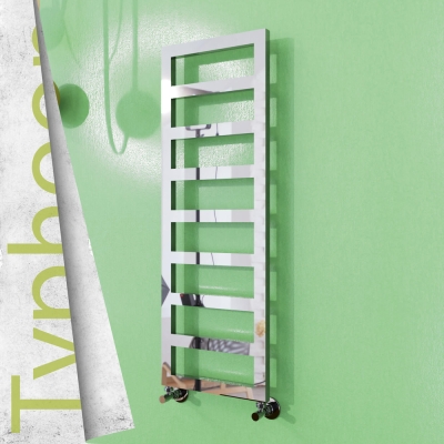 Radiva - TYPHOON Paslanmaz Çelik Havlupan 600x740 Ayna Polisaj - 500