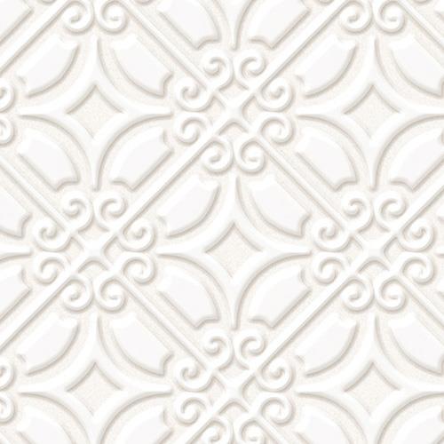 Unica Target Bon Ton White on White Yer-Duvar Karosu 20 x 20 cm - 10DOLCE2020WOW