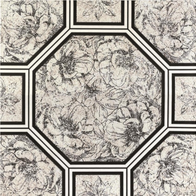 Unica Target Yer Duvar Karosu Cassetone Floreal 60 x 60 cm