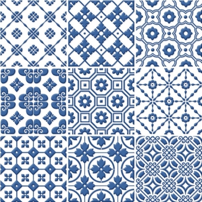 UNICA TARGET - Unica Target Duvar Karosu Dolce Vita Blue 14,8 x 14,8 cm