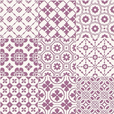 UNICA TARGET - Unica Target Dolce Vita Fuscia Duvar Karosu 15 x 15 cm - 27