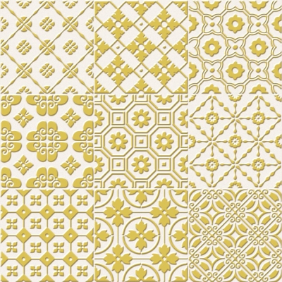 UNICA TARGET - Unica Target Dolce Vita Gold Duvar Karosu 15 x 15 cm - 28