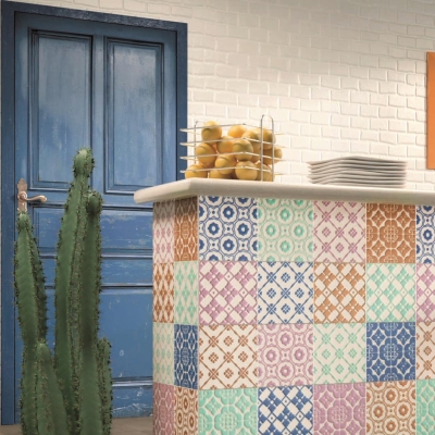 UNICA TARGET - Unica Target Duvar Karosu Dolce Vita Verde 15 x 15 cm (1)