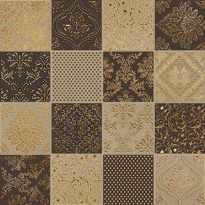 UNICA TARGET - Unica Target Duvar Karosu Luxury Brown&Beige Mix 2 Mat 30 x 30 cm - 203