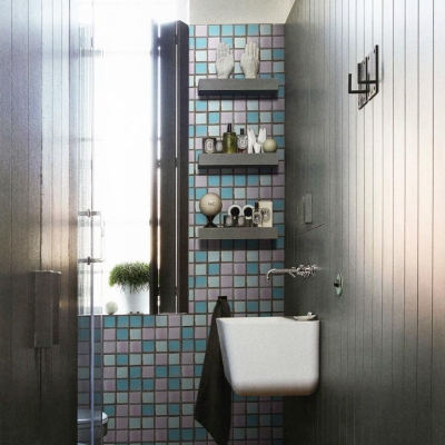 Unica Target  Yer Duvar Mozaik Soffio Blue Mix 29 x 29 cm (1)