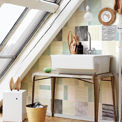 UnicaTarget Duvar Karosu Liquid Art Seaglass Green  20 x 20 cm (1)