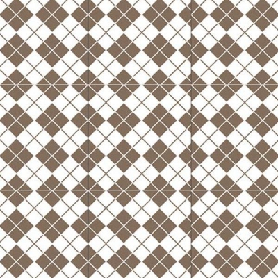 UNICA TARGET - UnicaTarget Yer Duvar Karosu Mixed Brown & White 60 x 60 cm