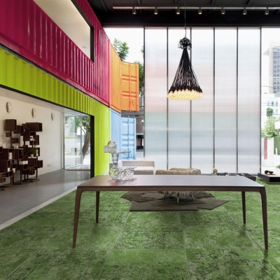 UnicaTarget Yer Karosu Nomad Menta Yeşil  60 x 60 cm (1)