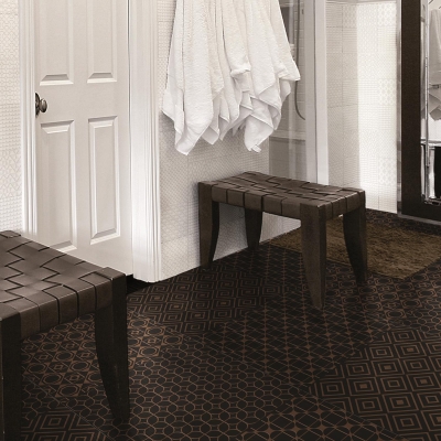 UNICA TARGET - UnicaTarget Yer Duvar Karosu Selection Brown on Black Yer 60 x 60 cm (1)