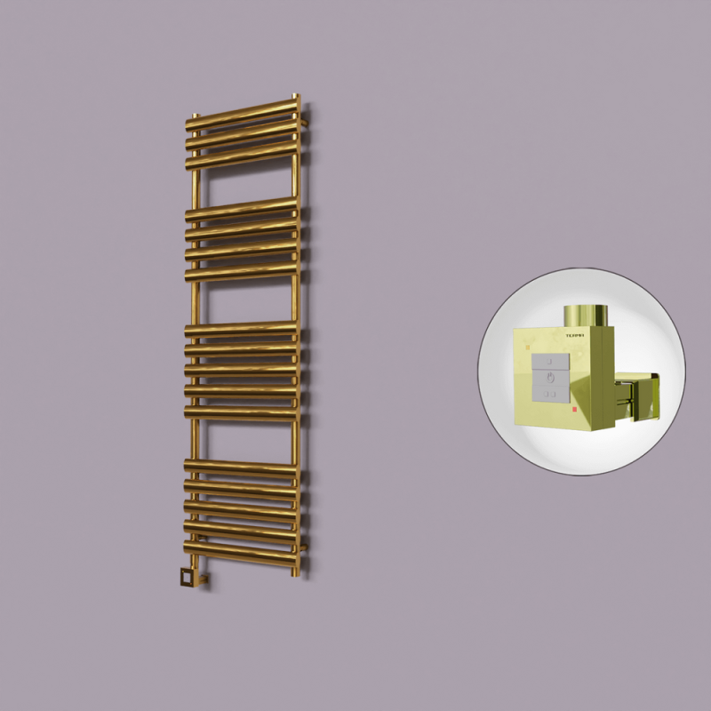 Volga Dekoratif Elektrikli Havlupan 500x1600 Altın (KTX1 Termostat) 600W - 1VOL05001600K2PEB060