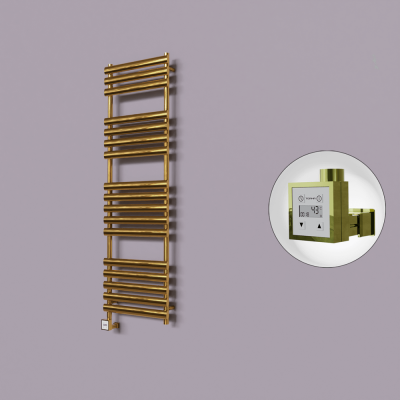 Radiva - Volga Dekoratif Elektrikli Havlupan 500x1600 Altın (KTX3 Termostat) 600W (1)