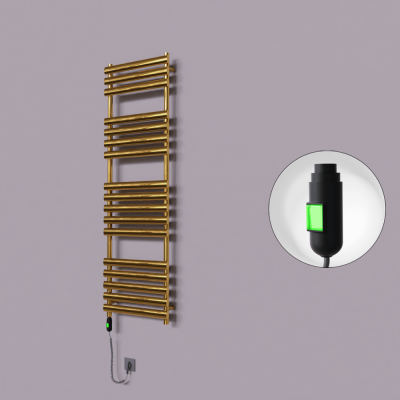Radiva - Volga Dekoratif Elektrikli Havlupan 500x1600 Altın (On/Off Düğmeli) 600W (1)