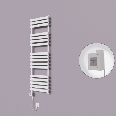 Radiva - Volga Dekoratif Elektrikli Havlupan 500x1600 Beyaz (KTX1 Termostat) 1000W Spiral Kablolu (1)