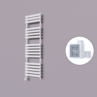Radiva - Volga Dekoratif Elektrikli Havlupan 500x1600 Beyaz (KTX3 Termostat) 1000W (1)