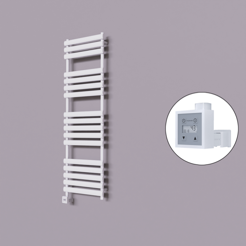 Volga Dekoratif Elektrikli Havlupan 500x1600 Beyaz (KTX3 Termostat) 1000W - 1VOL05001600B1TE7100