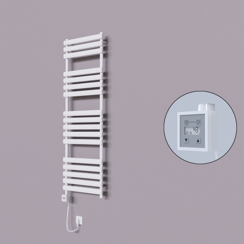 Volga Dekoratif Elektrikli Havlupan 500x1600 Beyaz (KTX3 Termostat) 1000W Spiral Kablolu - 1VOL05001600B1TE7100-K