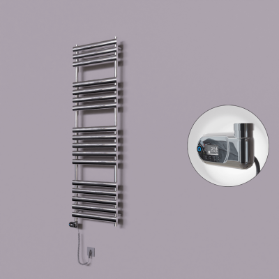 Radiva - Volga Dekoratif Elektrikli Havlupan 500x1600 Krom (Thesis Termostat) 600W (1)