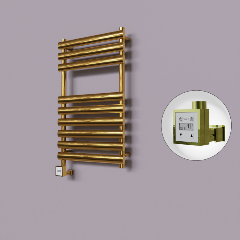 Volga Dekoratif Elektrikli Havlupan 500x800 Altın (KTX3 Termostat) 200W - 1VOL05000800K2PE7020