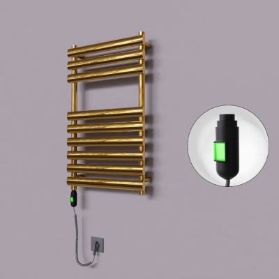 Radiva - Volga Dekoratif Elektrikli Havlupan 500x800 Altın (On/Off Düğmeli) 200W (1)