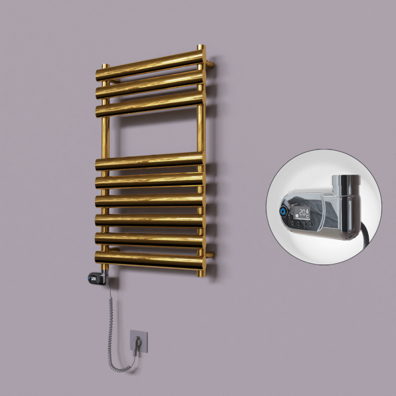 Volga Dekoratif Elektrikli Havlupan 500x800 Altın (Thesis Termostat) 200W - 1VOL05000800K2PE2020