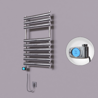 Radiva - Volga Dekoratif Elektrikli Havlupan 500x800 Krom (Musa Termostat) 200W (1)