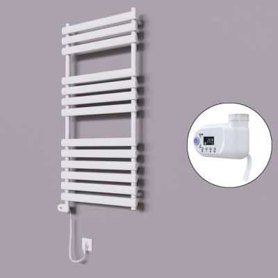 Radiva - Volga Dekoratif Elektrikli Havlupan 600x1200 Beyaz (Thesis Termostat) 600W (1)