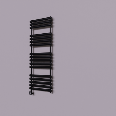 Radiva - Volga Dekoratif Elektrikli Havlupan 600x1600 Siyah (KTX1 Termostat) 1000W (1)