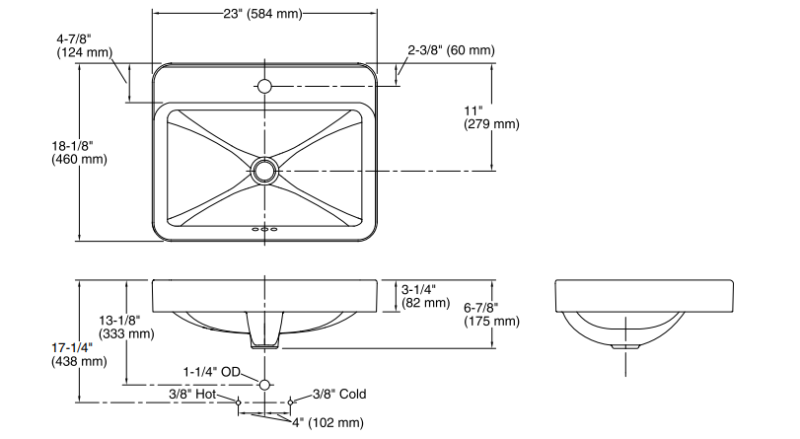 Kohler Lavabo Tezgah Üstü Vox - 10K2660-1-0