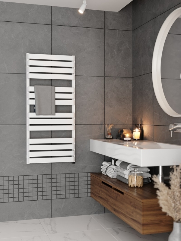 WARP T Tasarım Havlupan 500x1110 Beyaz - 1WAT05001110B1PS