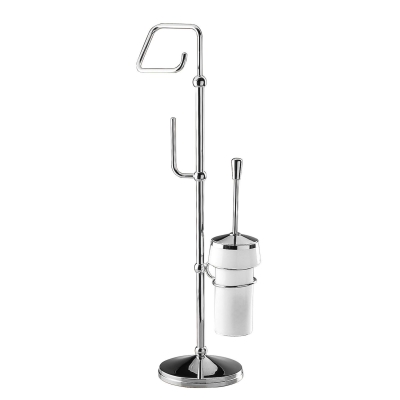 WINDISCH - Windisch Ayaklı Tuvalet Kağıtlık + Tuvalet Fırçalık Krom 89120CR