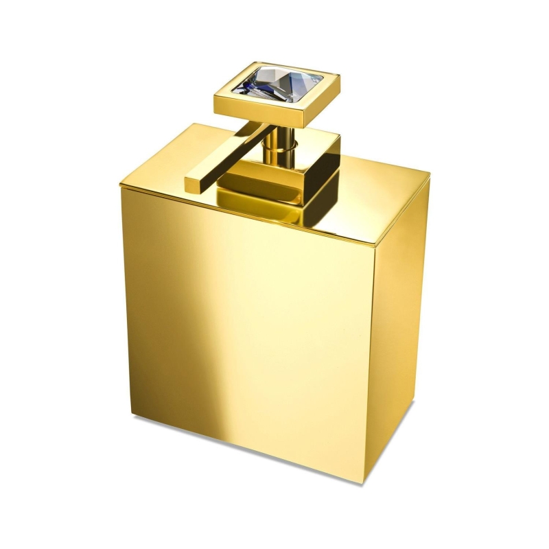 Windisch Sıvı Sabunluk Moonlight Square Swarovski Kristal / Altın 90501OB - 20AKS90501OB