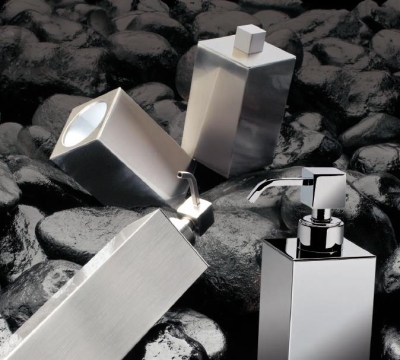 WINDISCH - Windisch Diş Fırçalık Square Metal Krom 91305CR (1)