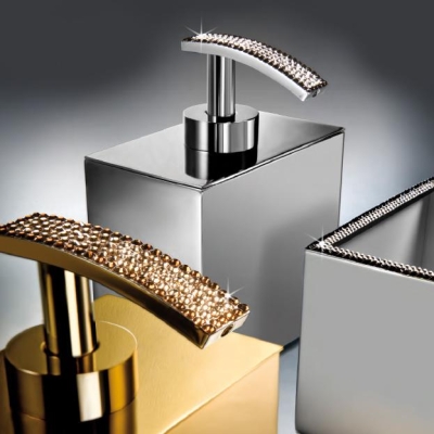 WINDISCH - Windisch Diş Fırçalık Star Light Swarovski Kristal / Krom 91518CR (1)