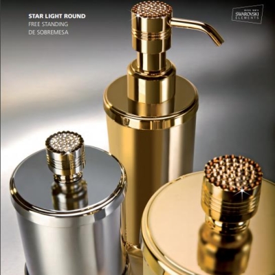 WINDISCH - Windisch Pamukluk Star Light Round Swarovski Kristal / Altın 88524O (1)