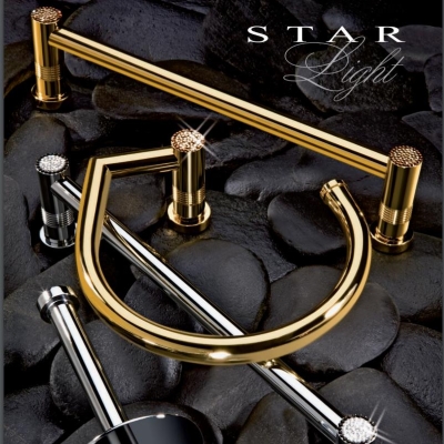 WINDISCH - Windisch Havluluk Starlight Lisa Swarovski Kristal / Altın 85540O (1)