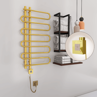 Radiva - ZANTE Elektrikli Havlupan 500x1000 Altın (KTX1 Termostat) 200W Spiral Kablolu