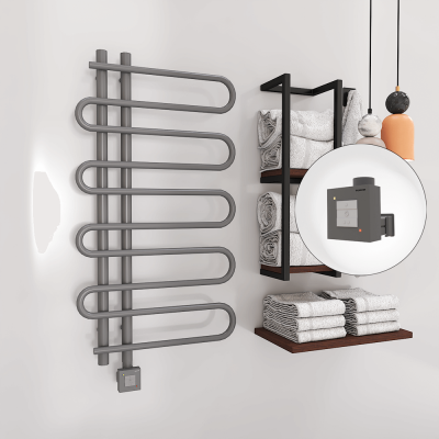 Radiva - ZANTE Elektrikli Havlupan 500x1000 Antrasit (KTX1 Termostat) 300W (1)