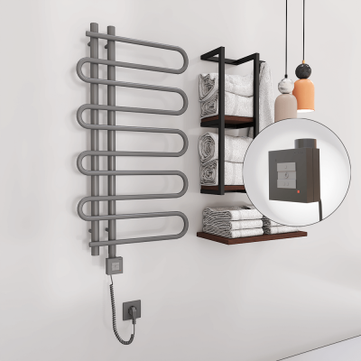 Radiva - ZANTE Elektrikli Havlupan 500x1000 Antrasit (KTX1 Termostat) 300W Spiral Kablolu (1)