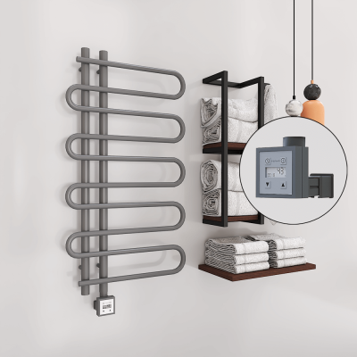 Radiva - ZANTE Elektrikli Havlupan 500x1000 Antrasit (KTX3 Termostat) 300W
