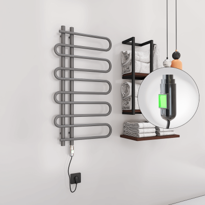 Radiva - ZANTE Elektrikli Havlupan 500x1000 Antrasit (On/Off Düğmeli) 300W (1)