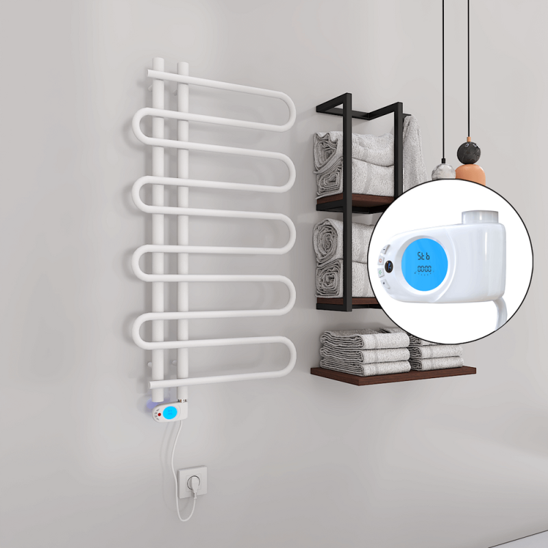 ZANTE Elektrikli Havlupan 500x1000 Beyaz (Musa Termostat) 300W - 1ZTE05001000B1PE3030