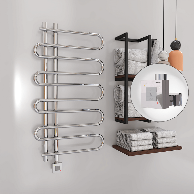 ZANTE Elektrikli Havlupan 500x1000 Krom (KTX1 Termostat) 200W - 1ZTE05001000K1PEB020