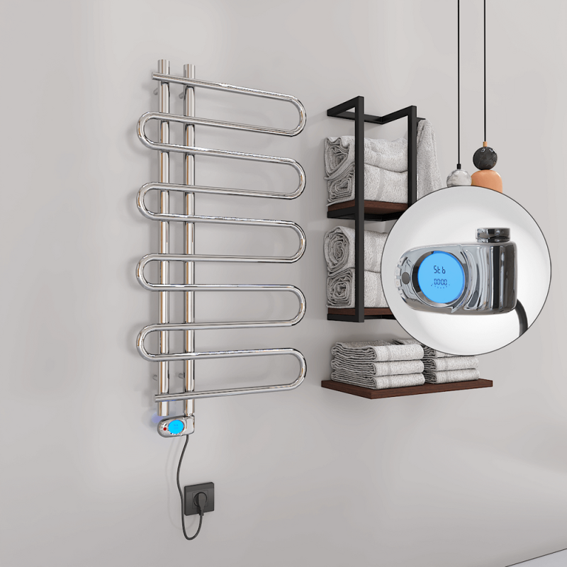 ZANTE Elektrikli Havlupan 500x1000 Krom (Thesis Termostat) 200W - 1ZTE05001000K1PE2020