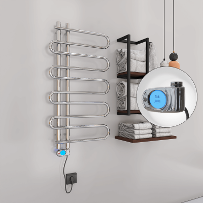 Radiva - ZANTE Elektrikli Havlupan 500x1000 Krom (Thesis Termostat) 200W